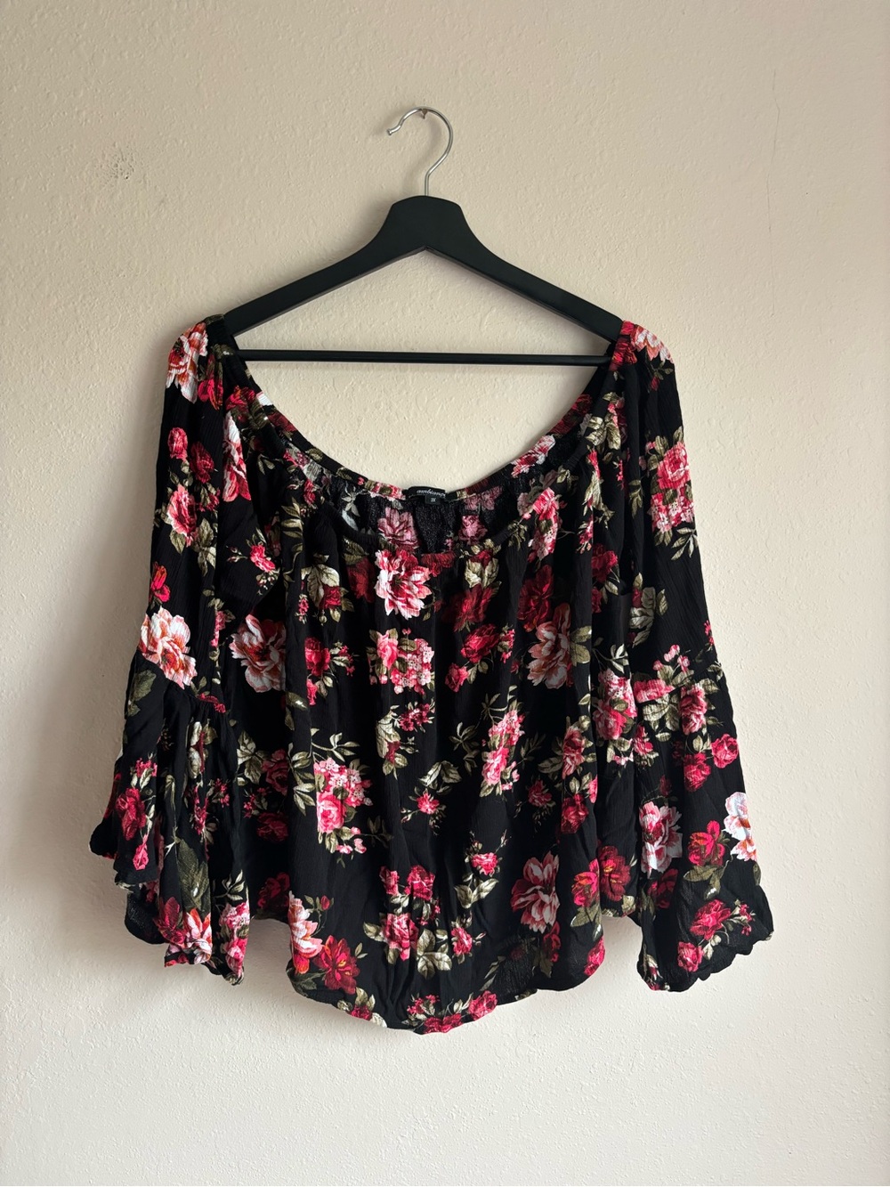 Ambiance Floral Romantic Boho Chic Top Size 3X